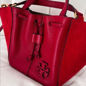 Tory Burch Bag MCgraw in Tory RED